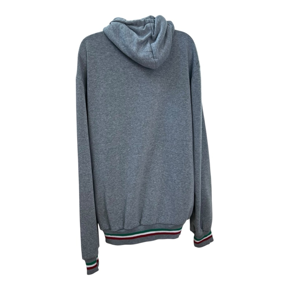 h.i.p. Italia Heather Gray Hoodie Full Zip with Pockets - Picture 4 of 9